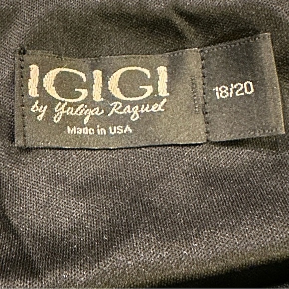 Igigi Polka Dot Dress Plus Size 18/20 Pink Dots on Black, Short Sleeves Country - Picture 4 of 15